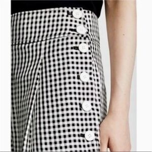 Black and White Cropped Pants by Club Monaco